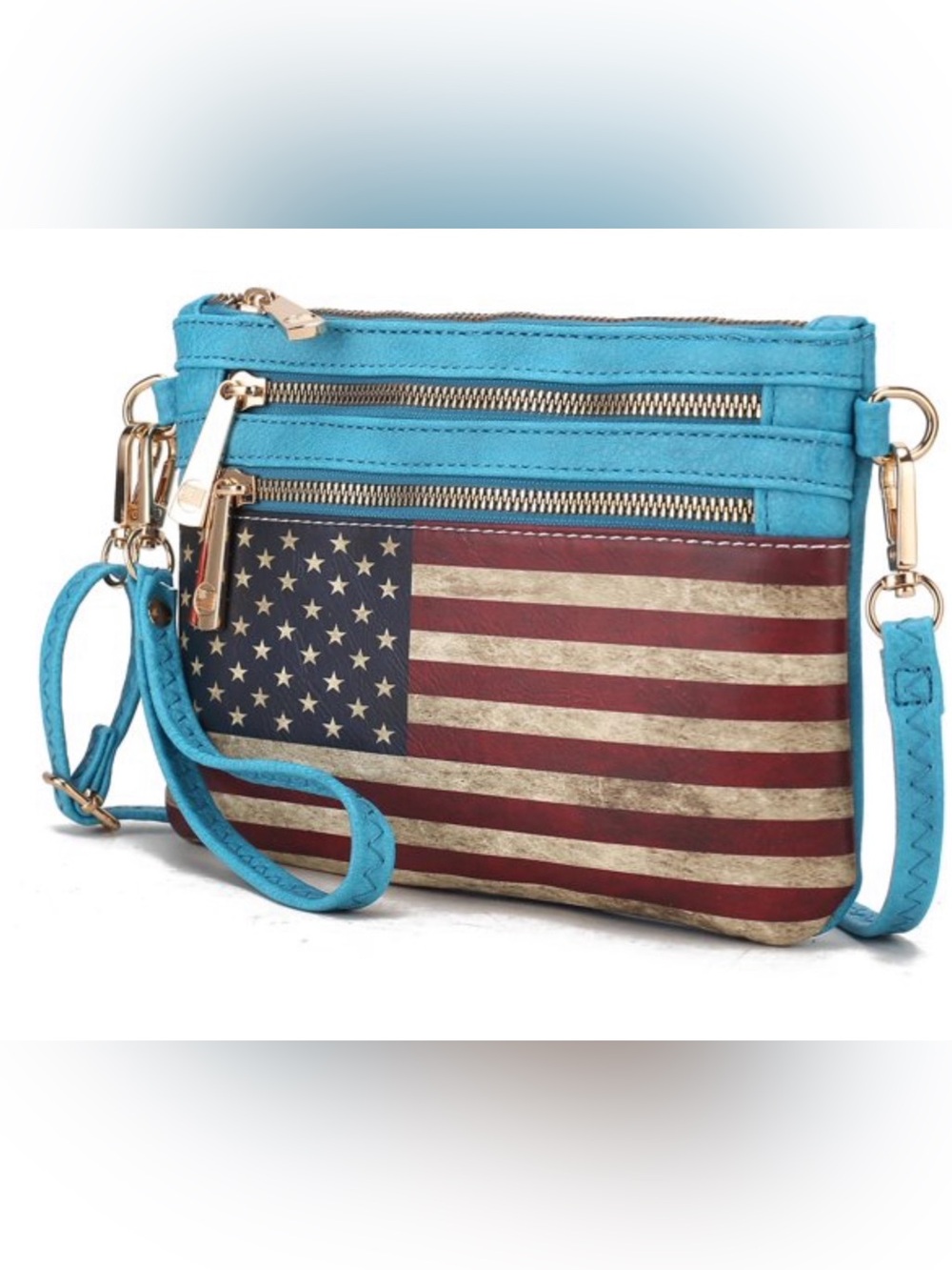 MKF Collection Alisson Womens Crossbody Bag Vegan Leather Shoulder bag - EUC